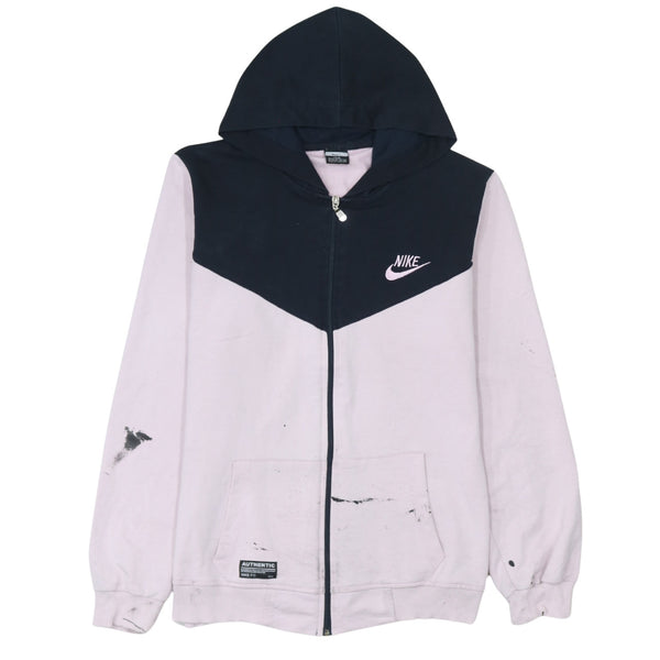 Nike 90's Swoosh Full Zip Up Hoodie XLarge Black