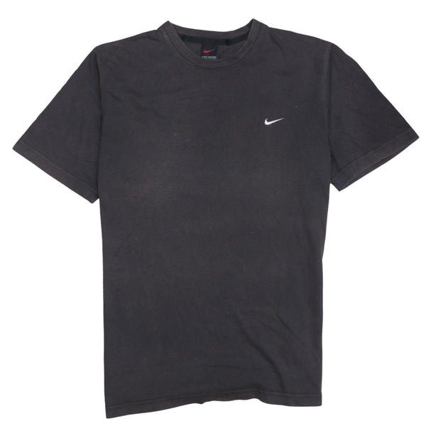 Nike 90's Swoosh Crew Neck T Shirt Medium Black