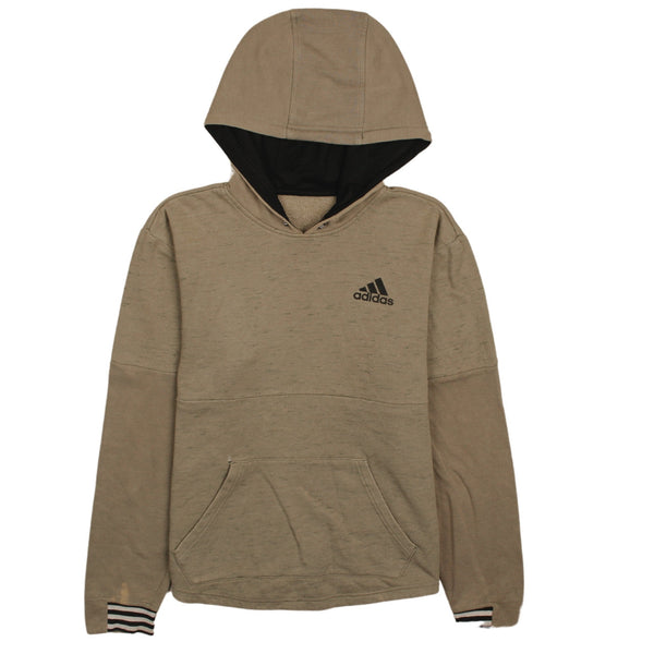 Adidas 90's Drawstring Pockets Pullover Hoodie XLarge (missing sizing label) Green