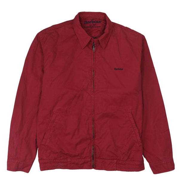 Barbour 90's Lightweight Full Zip Up Windbreaker XLarge Red