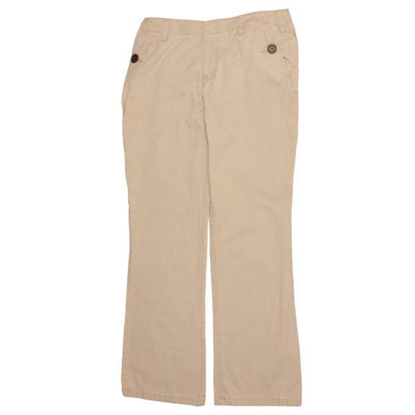 Tommy Hilfiger 90's Straight Leg Baggy Trousers / Pants 30 Beige Cream