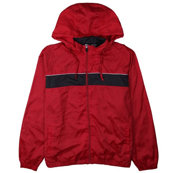 Starter 90's Hooded Full Zip Up Windbreaker XLarge Red