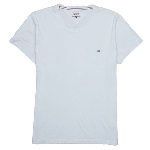 Tommy Hilfiger 90's Short Sleeves Crew Neck T Shirt XLarge White
