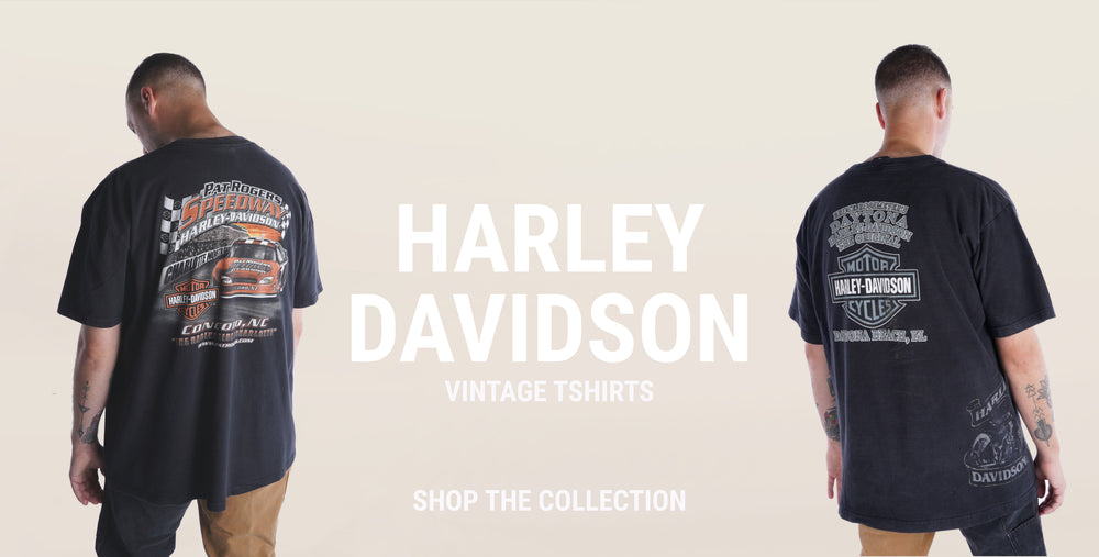 VINTAGE CLUB UK | HARLEY DAVIDSON VINTAGE TSHIRTS | SHOP THE COLLECTION BANNER 