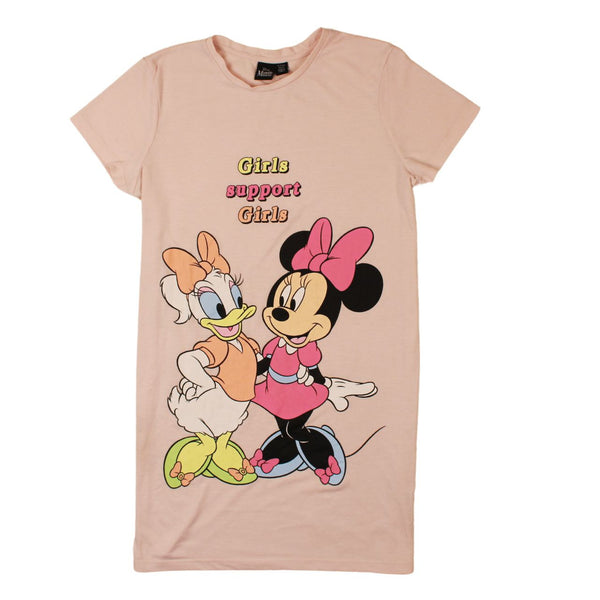 Disney 90's Minnie & Daisy Crewneck Short Sleeve Vests T Shirt Large Pink