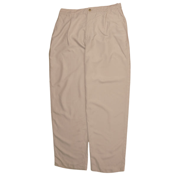 Adidas 90's Baggy Chino Trousers / Pants 36 Beige Cream