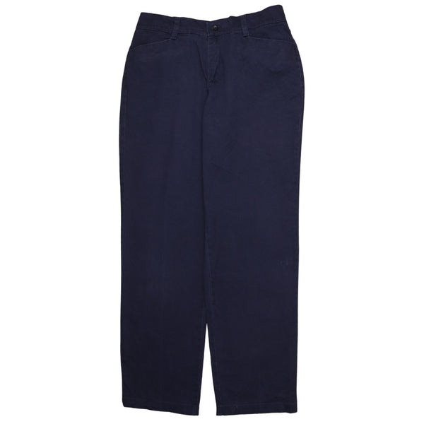 Lee 90's Straight Leg Baggy Trousers / Pants 36 Navy Blue