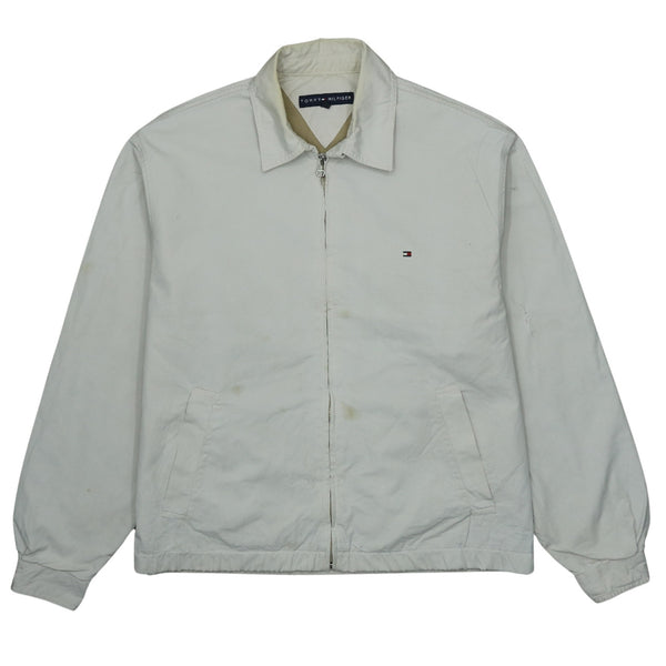 Tommy Hilfiger 90's Beige Cream Windbreaker XS Lightweight Jacket