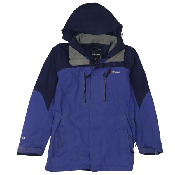 Berghaus 90's Hooded Full Zip Up Windbreaker Small  Black