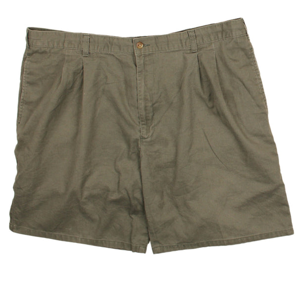 Active 90's Baggy Chino Shorts 42 Khaki Green