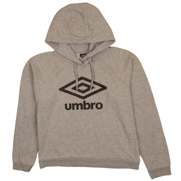 Umbro 90's Spellout Pullover Hoodie XXXLarge (missing sizing label) Grey