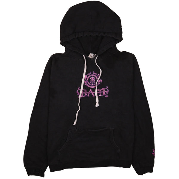 Element 90's Spellout Pullover Hoodie XLarge Black