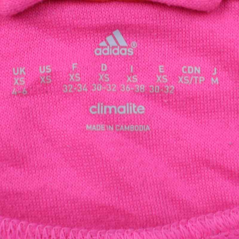 Adidas 90's Sportswear Full Zip Up Hoodie XSmall Pink