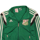 Adidas 90's Track Jacket Full Zip Up Sweatshirt Large Green