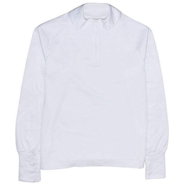 Nike 90's Heavyweight Quater Zip Sweatshirt Small White