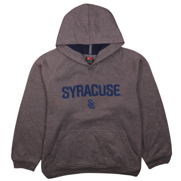 Nike 90's Syracuse Pullover Hoodie Large Grey