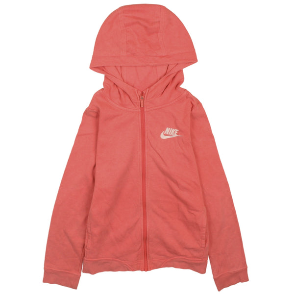 Nike 90's Swoosh Full Zip Up Hoodie XLarge Pink