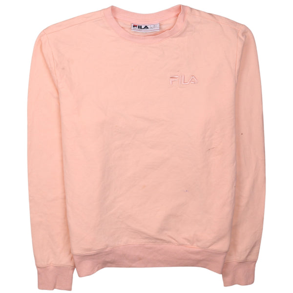 Fila 90's Heavyweight Crew Neck Sweatshirt Small Pink