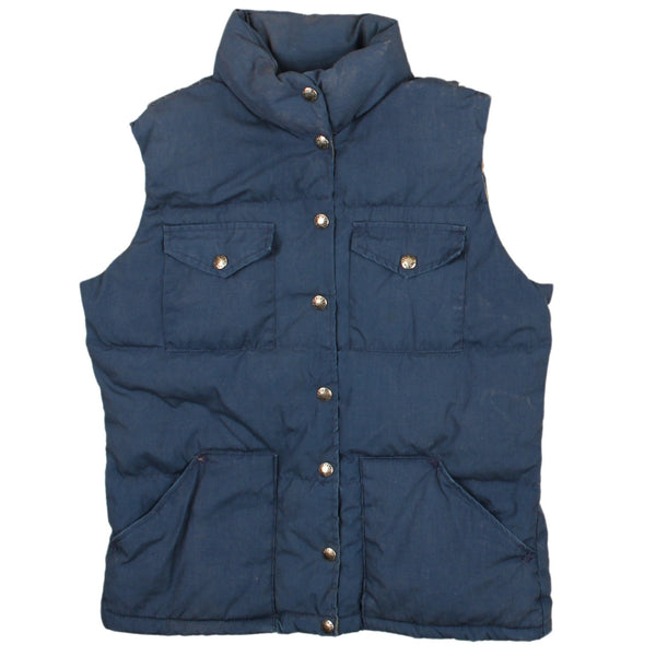 The North Face 90's Vest Sleeveless Button up Gilet Medium Blue