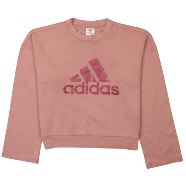 Adidas 90's Spellout Crew Neck Sweatshirt XSmall Purple