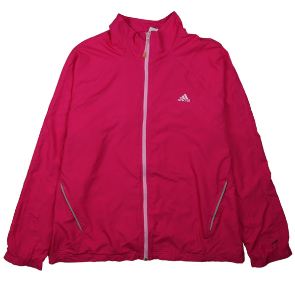 Adidas 90's Lightweight Full Zip Up Windbreaker XLarge Pink