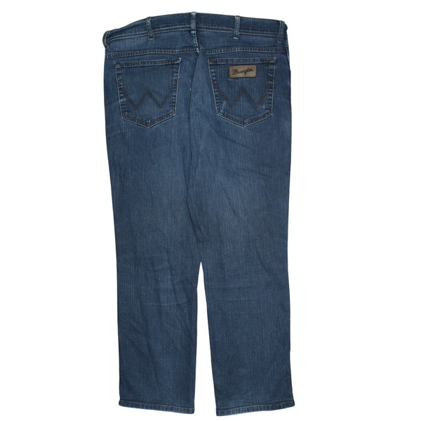 Wrangler 90's Lightwash Straight Leg Baggy Jeans / Pants 42 Blue