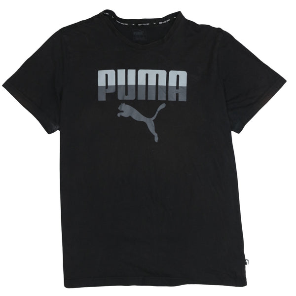 Puma 90's Spellout Short Sleeves T Shirt XXLarge (2XL) Black