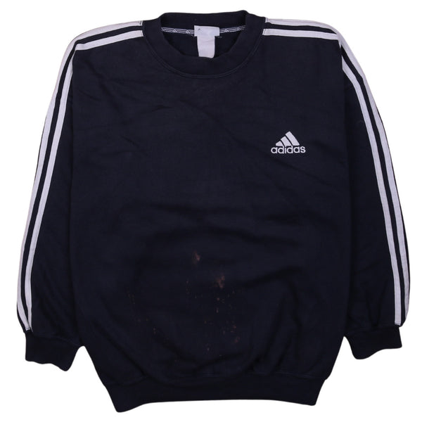 Adidas 90's Crew Neck Heavyweight Sweatshirt XXXLarge (missing sizing label) Navy Blue