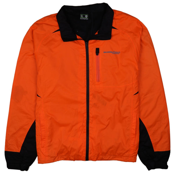 Muddyfox 90's Lightweight Full Zip up Windbreaker XLarge Orange