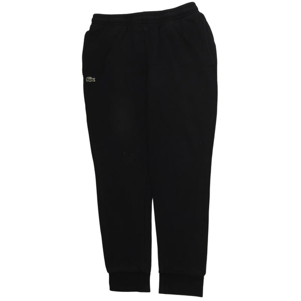 Lacoste 90's Elasticated Waistband Drawstrings Joggers / Sweatpants Medium Black