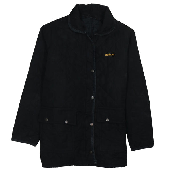 Barbour 90's Lightweight Button Up Windbreaker Small  Black
