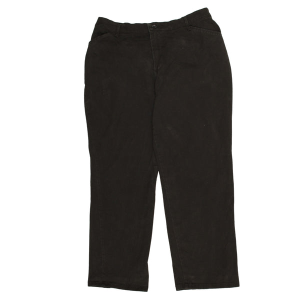 Lee 90's Straight Leg Baggy Trousers / Pants 36 Black