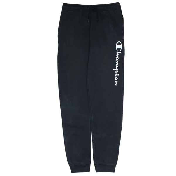 Champion 90's Black Joggers Sweatpants XL Elasticated Waist Drawstring