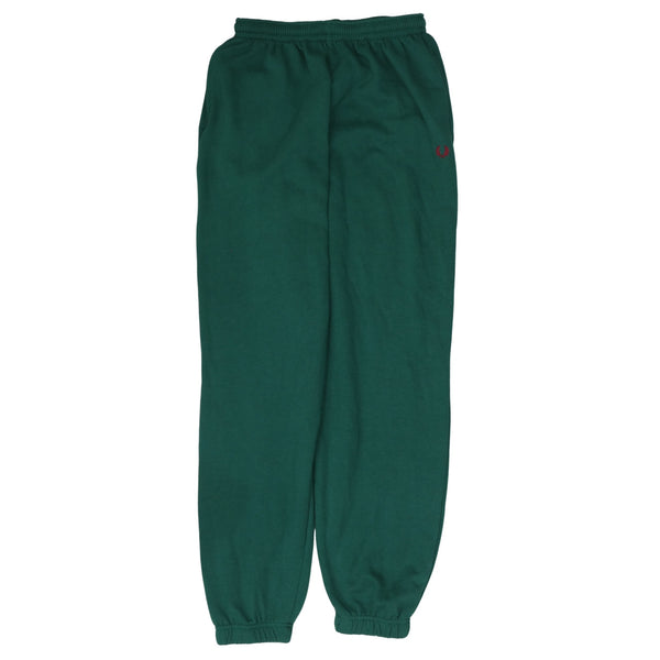 Fred Perry Dark Green Joggers Sweatpants Men's Medium Embroidered Laurel Logo Elasticated Cuffs