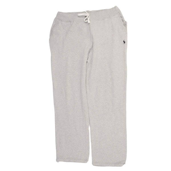 Polo Ralph Lauren 90's Straight Leg Baggy Joggers / Sweatpants Medium Grey