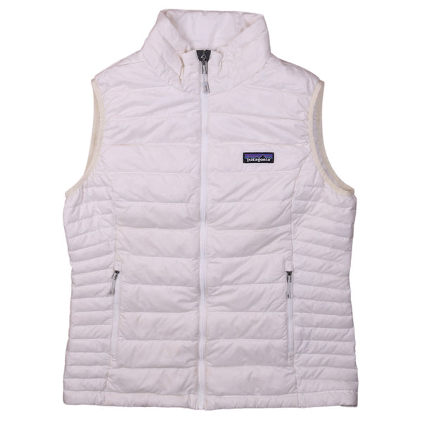 Patagonia 90's Vest Sleeveless Full Zip Up Gilet Medium White