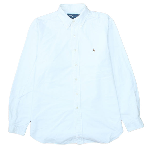 Polo Ralph Lauren White Oxford Shirt Men's XLarge Embroidered Pony Logo Button Down Casual Top