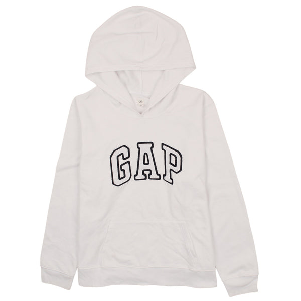 Gap 90's Spellout Hoodie XLarge White