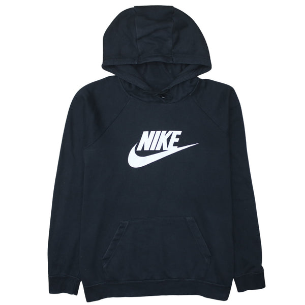 Nike 90's Center Middle Swoosh Pullover Hoodie XLarge Black