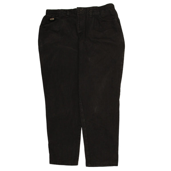 Lee 90's Straight Leg Baggy Trousers / Pants 32 Black