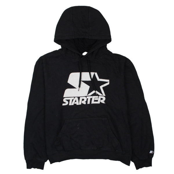 Starter 90's Spellout Pullover Hoodie XLarge Black