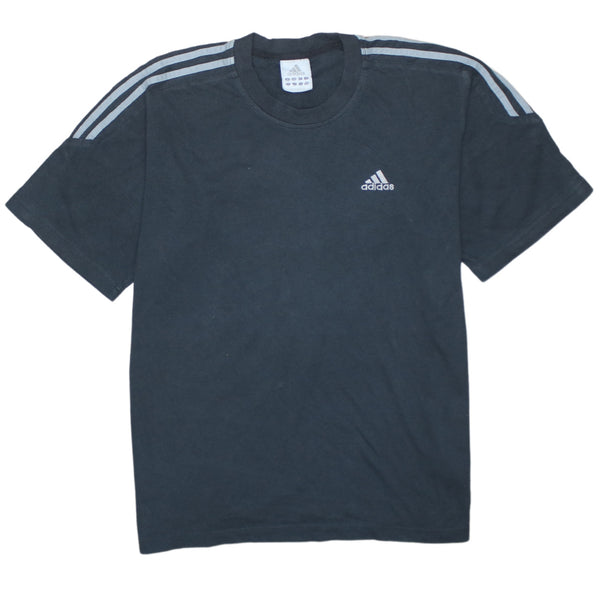 Adidas 90's Short Sleeves Crew Neck T Shirt Large Black