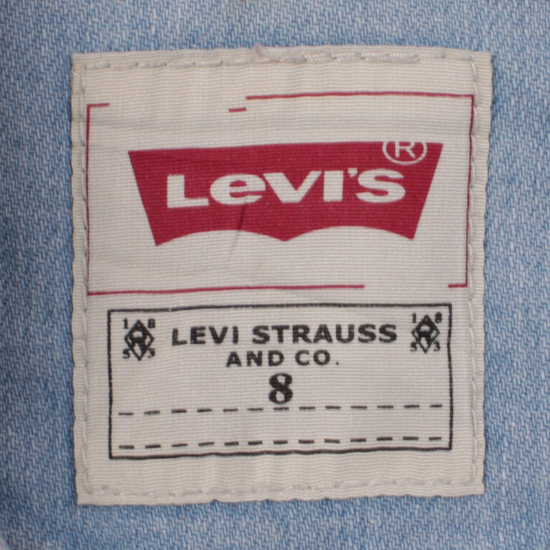 Levi Strauss &Co 90's Button Up Light Wash Denim Denim Jacket XSmall Blue