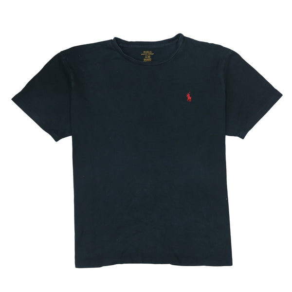 Polo Ralph Lauren 90's Short Sleeves Crew Neck T Shirt Large Black