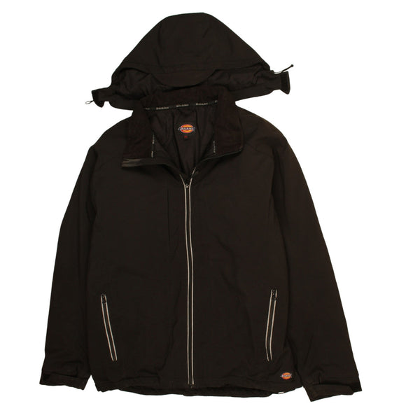 Dickies 90's Hooded Full Zip Up Windbreaker XXLarge (2XL) Black