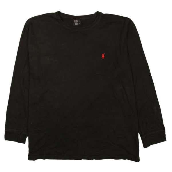 Polo Ralph Lauren 90's Heavyweight Crew Neck Sweatshirt XLarge Black