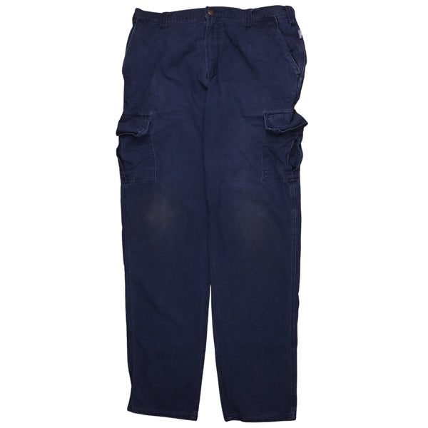 Tyndale 90's Cargo Pockets Trousers / Pants 40 Navy Blue