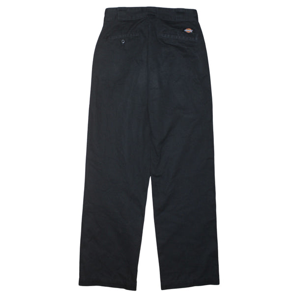 Dickies 90's Drawstring Pockets Straight Leg Baggy Jeans / Pants 26 Black