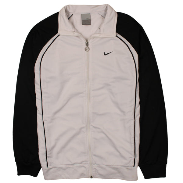 Nike 90's Swoosh Full zip up Sweatshirt XLarge White