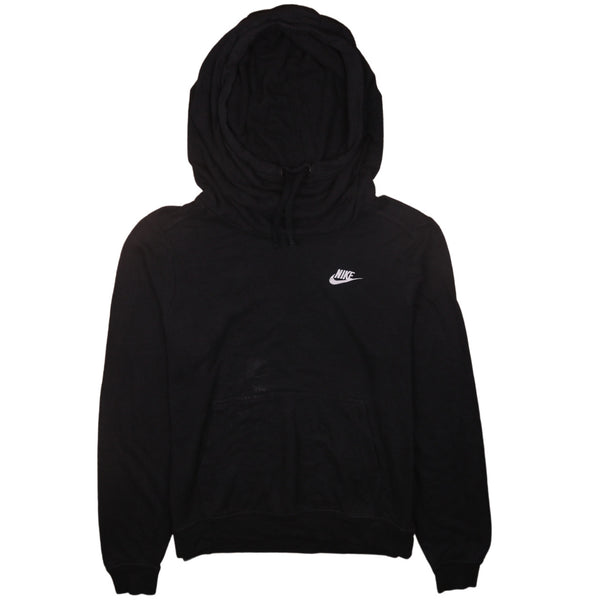 Nike 90's Swoosh Pullover Hoodie Small Black